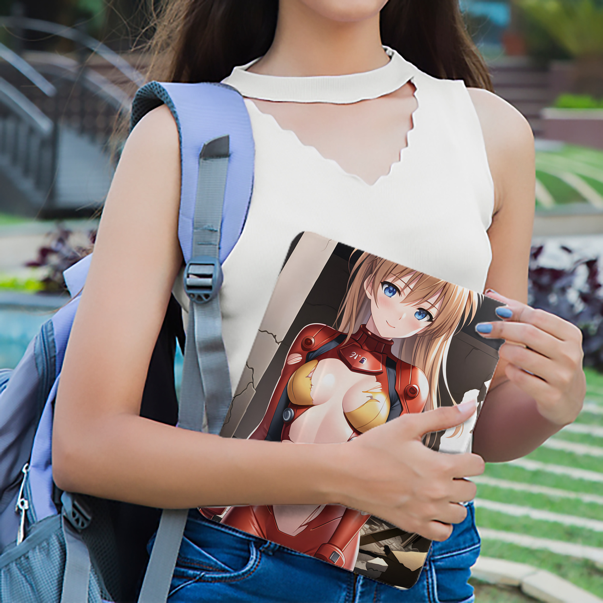 EVA 新世紀エヴァンゲリオン IPad ケース ペン収納付き 三つ折りスタンド PUレザー×シリコン 対応機種9.5/10.5/10.9インチ