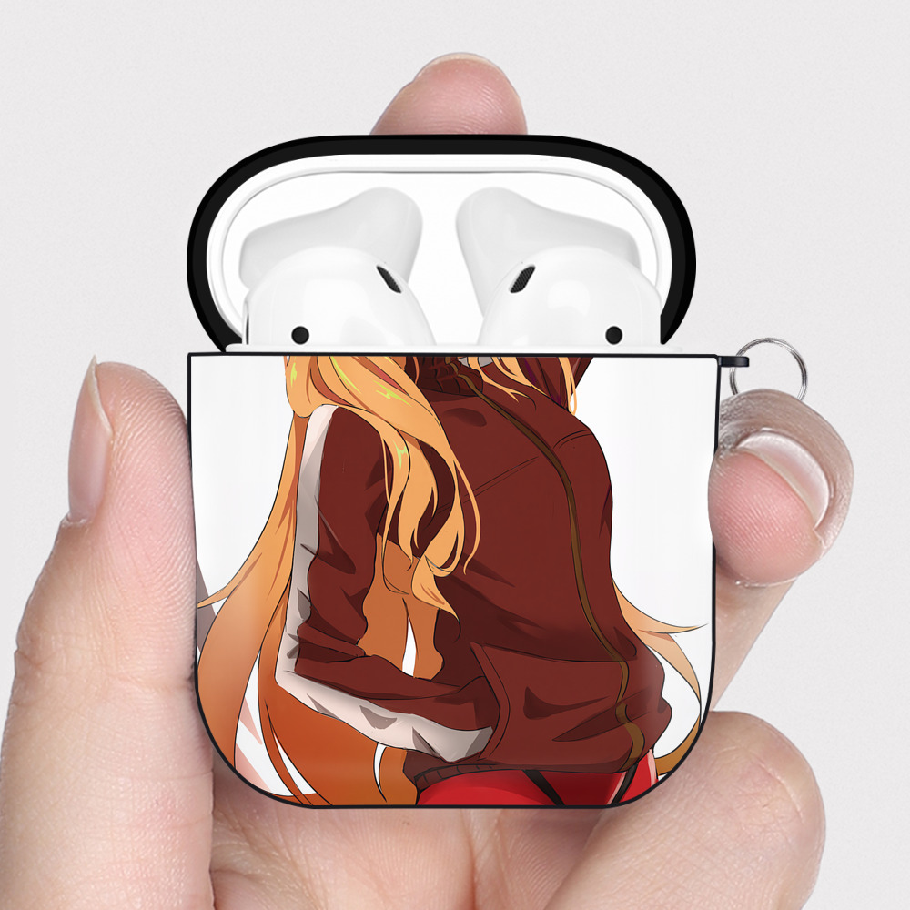 （画像用） EVA 新世紀エヴァンゲリオン AirPods 第2世代保護ケース ハードシェル ブラック 耐衝撃・防指紋・カラビナ付き