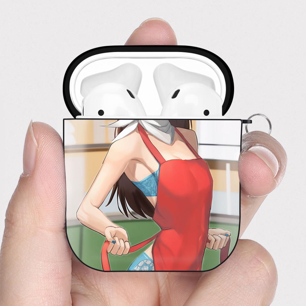 （画像用） EVA 新世紀エヴァンゲリオン AirPods 第2世代保護ケース ハードシェル ブラック 耐衝撃・防指紋・カラビナ付き