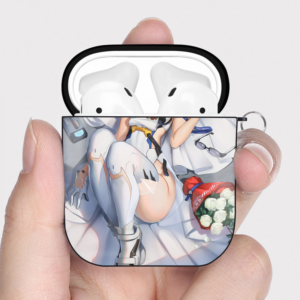 （画像用） EVA 新世紀エヴァンゲリオン AirPods 第2世代保護ケース ハードシェル ブラック 耐衝撃・防指紋・カラビナ付き