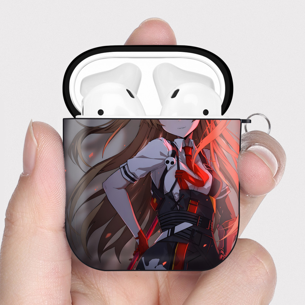 （画像用） EVA 新世紀エヴァンゲリオン AirPods 第2世代保護ケース ハードシェル ブラック 耐衝撃・防指紋・カラビナ付き