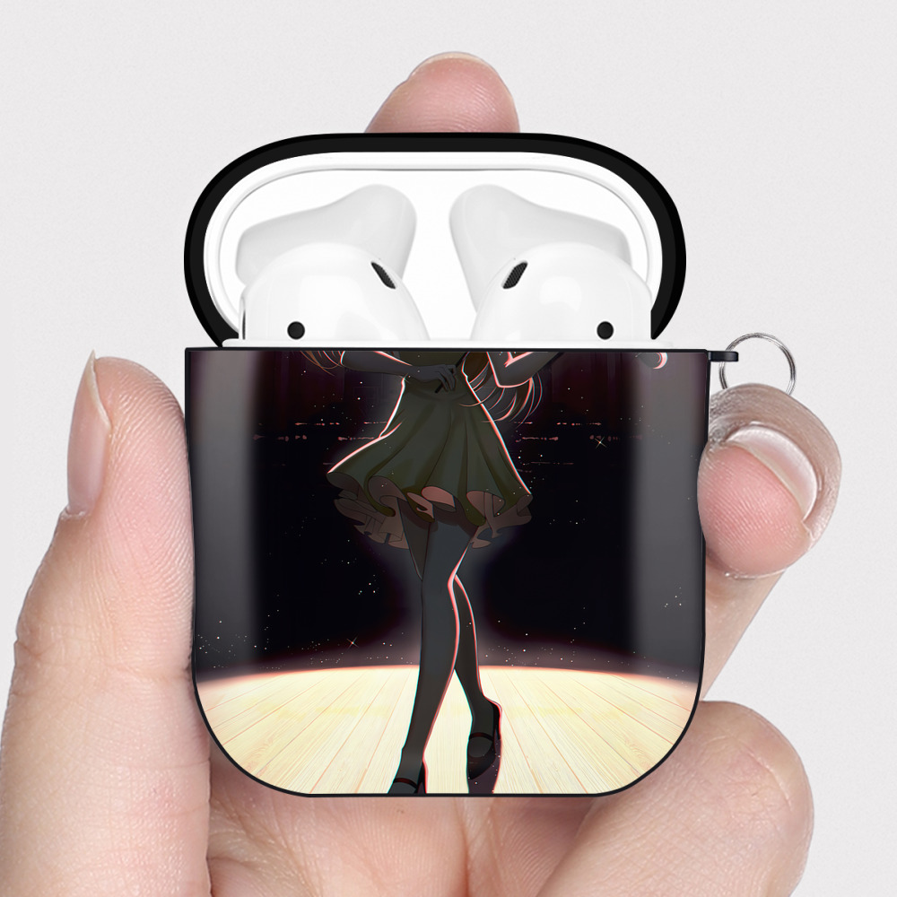 （画像用） EVA 新世紀エヴァンゲリオン AirPods 第2世代保護ケース ハードシェル ブラック 耐衝撃・防指紋・カラビナ付き