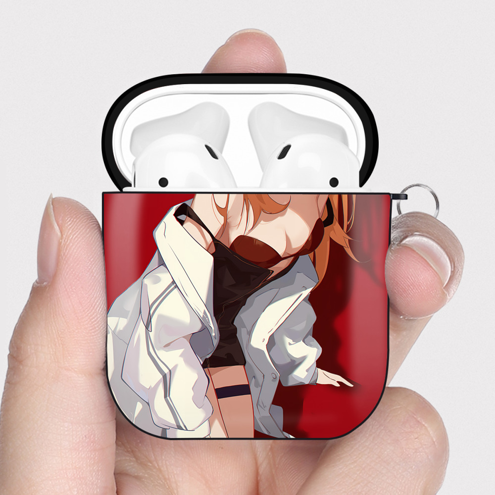 （画像用） EVA 新世紀エヴァンゲリオン AirPods 第2世代保護ケース ハードシェル ブラック 耐衝撃・防指紋・カラビナ付き
