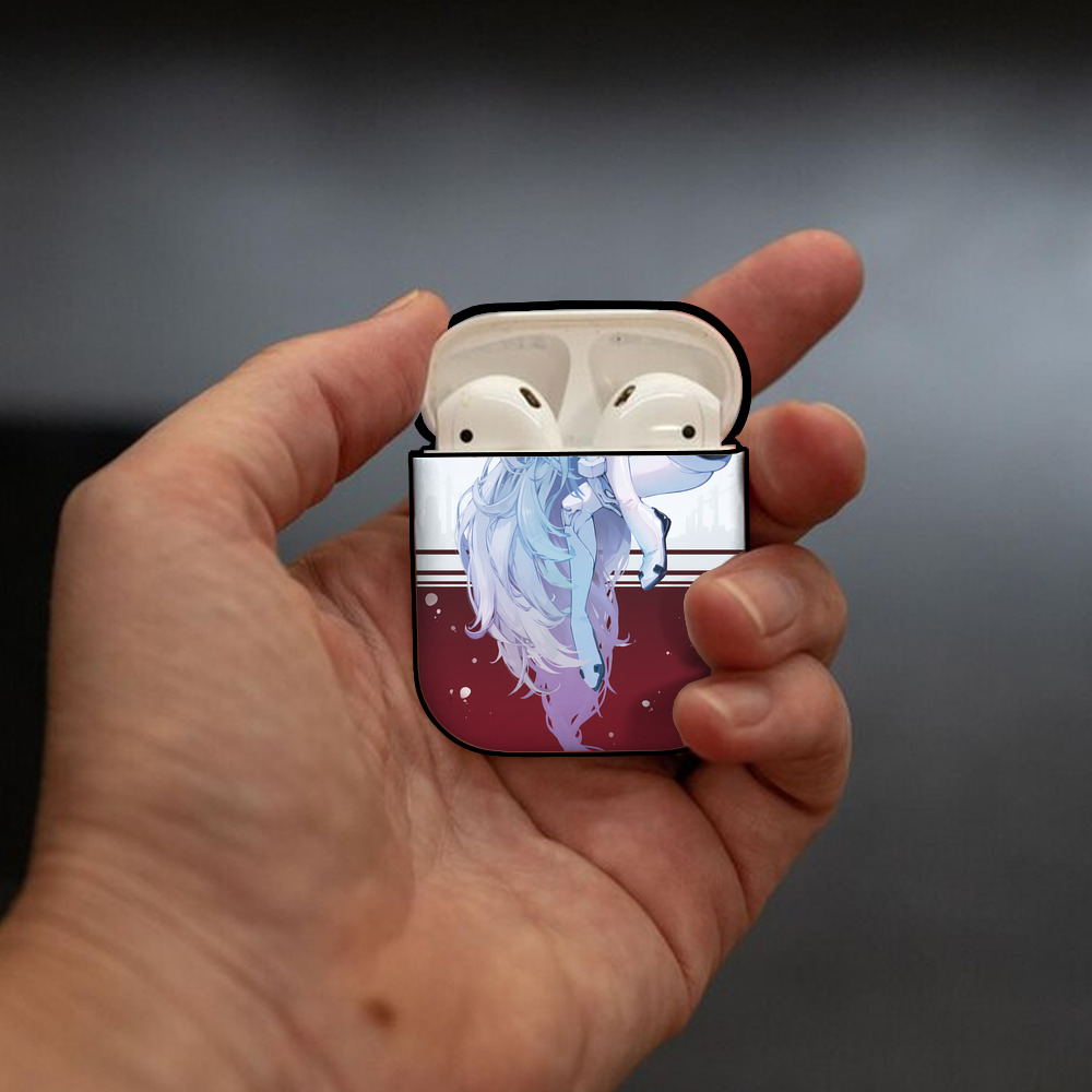 EVA 新世紀エヴァンゲリオン AirPods 第2世代保護ケース ハードシェル ブラック 耐衝撃・防指紋・カラビナ付き