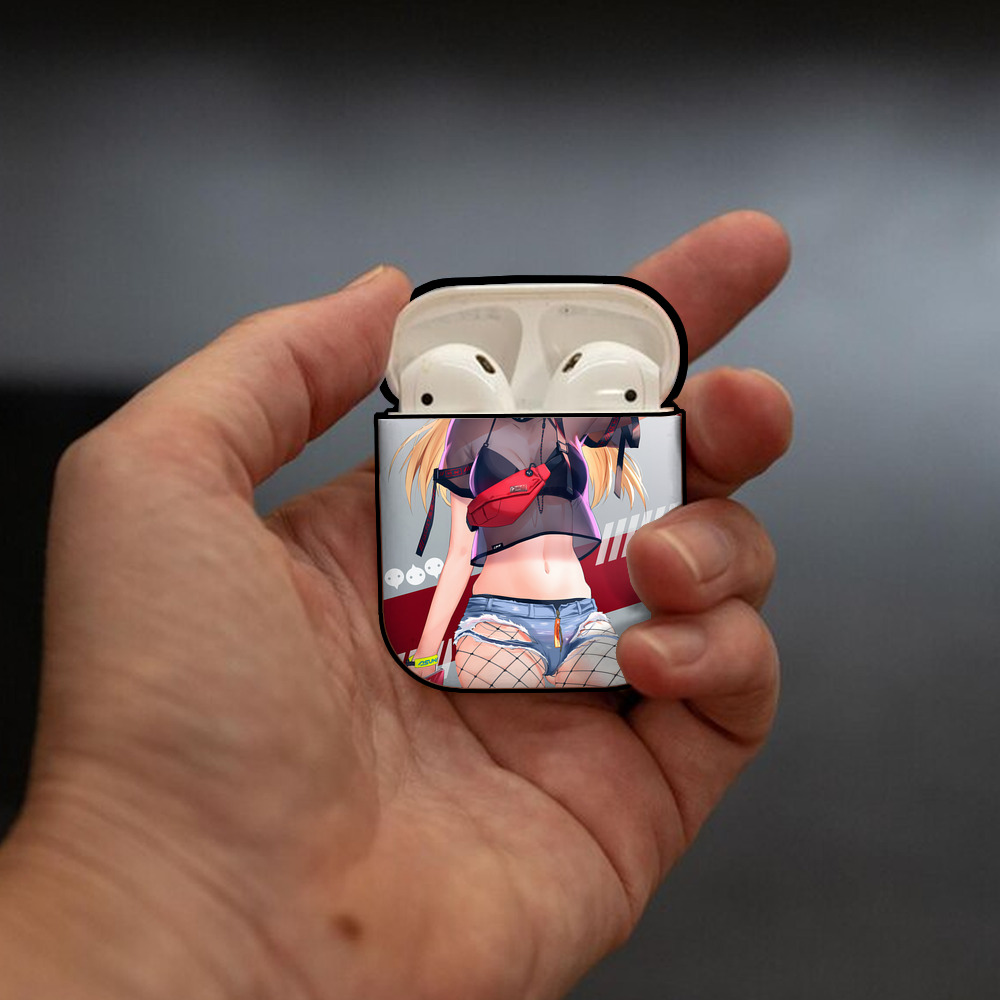 EVA 新世紀エヴァンゲリオン AirPods 第2世代保護ケース ハードシェル ブラック 耐衝撃・防指紋・カラビナ付き