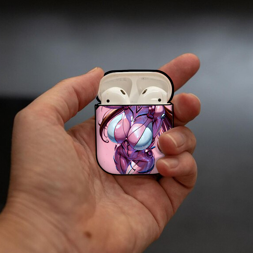 EVA 新世紀エヴァンゲリオン AirPods 第2世代保護ケース ハードシェル ブラック 耐衝撃・防指紋・カラビナ付き