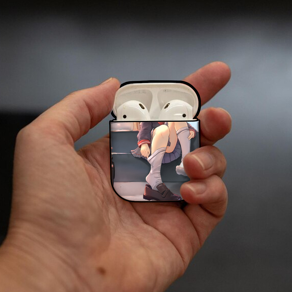 EVA 新世紀エヴァンゲリオン AirPods 第2世代保護ケース ハードシェル ブラック 耐衝撃・防指紋・カラビナ付き