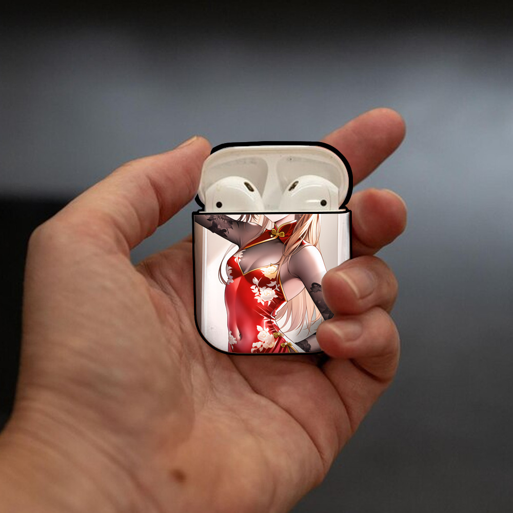 EVA 新世紀エヴァンゲリオン AirPods 第2世代保護ケース ハードシェル ブラック 耐衝撃・防指紋・カラビナ付き