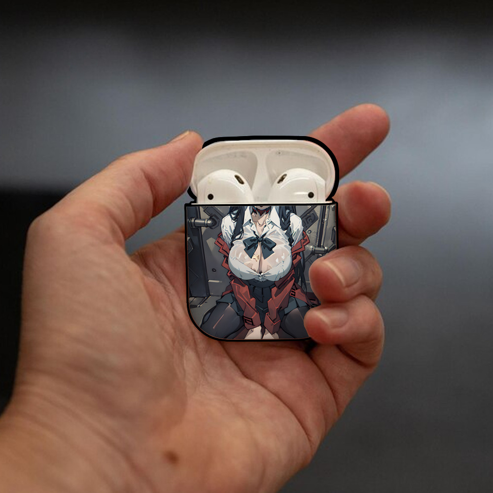 EVA 新世紀エヴァンゲリオン AirPods 第2世代保護ケース ハードシェル ブラック 耐衝撃・防指紋・カラビナ付き