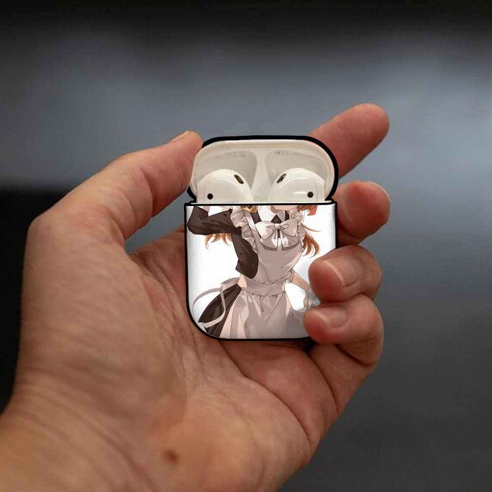 EVA 新世紀エヴァンゲリオン AirPods 第2世代保護ケース ハードシェル ブラック 耐衝撃・防指紋・カラビナ付き
