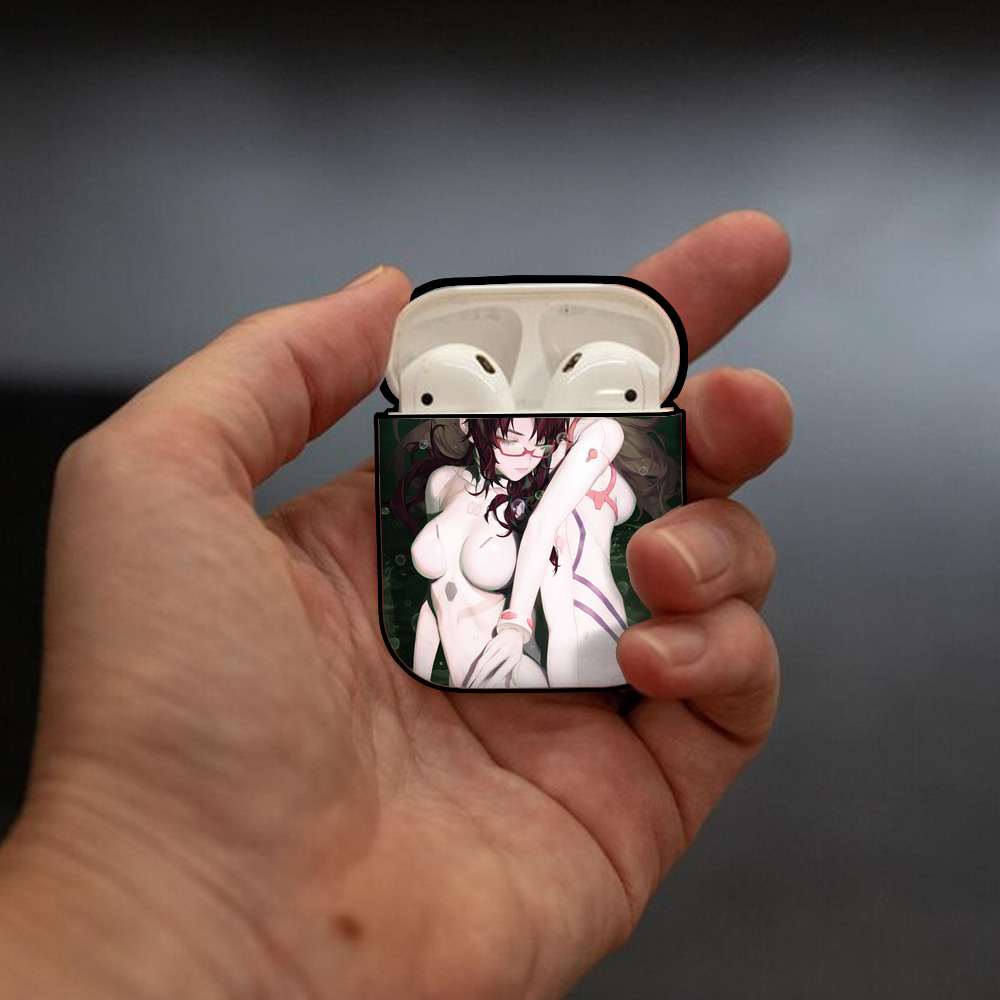 EVA 新世紀エヴァンゲリオン AirPods 第2世代保護ケース ハードシェル ブラック 耐衝撃・防指紋・カラビナ付き