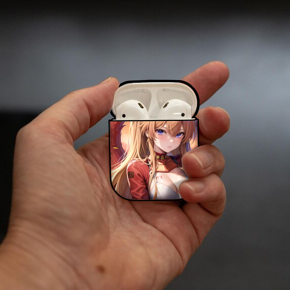 EVA 新世紀エヴァンゲリオン AirPods 第2世代保護ケース ハードシェル ブラック 耐衝撃・防指紋・カラビナ付き
