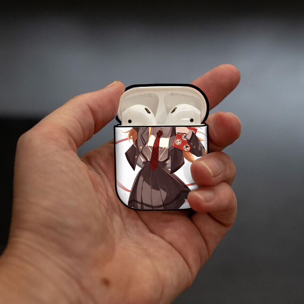 EVA 新世紀エヴァンゲリオン AirPods 第2世代保護ケース ハードシェル ブラック 耐衝撃・防指紋・カラビナ付き