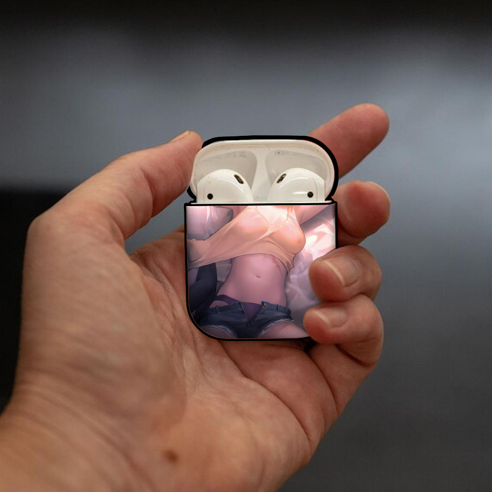 EVA 新世紀エヴァンゲリオン AirPods 第2世代保護ケース ハードシェル ブラック 耐衝撃・防指紋・カラビナ付き