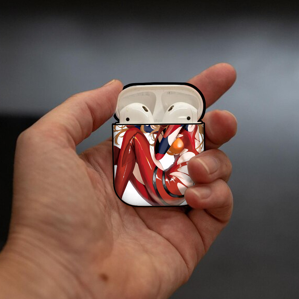 EVA 新世紀エヴァンゲリオン AirPods 第2世代保護ケース ハードシェル ブラック 耐衝撃・防指紋・カラビナ付き