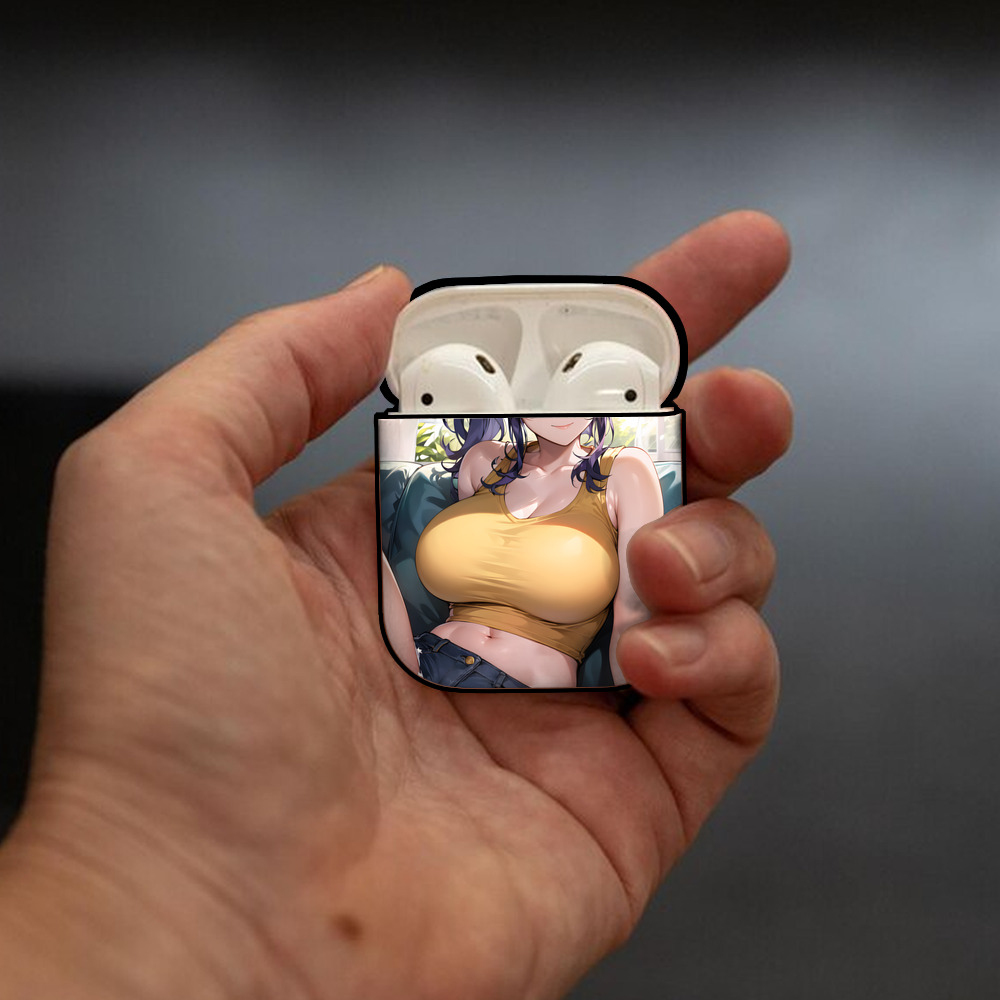 EVA 新世紀エヴァンゲリオン AirPods 第2世代保護ケース ハードシェル ブラック 耐衝撃・防指紋・カラビナ付き