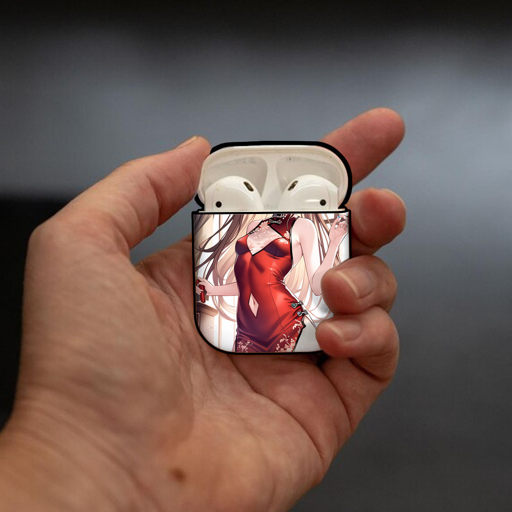 EVA 新世紀エヴァンゲリオン AirPods 第2世代保護ケース ハードシェル ブラック 耐衝撃・防指紋・カラビナ付き