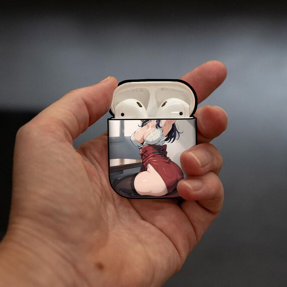 EVA 新世紀エヴァンゲリオン AirPods 第2世代保護ケース ハードシェル ブラック 耐衝撃・防指紋・カラビナ付き