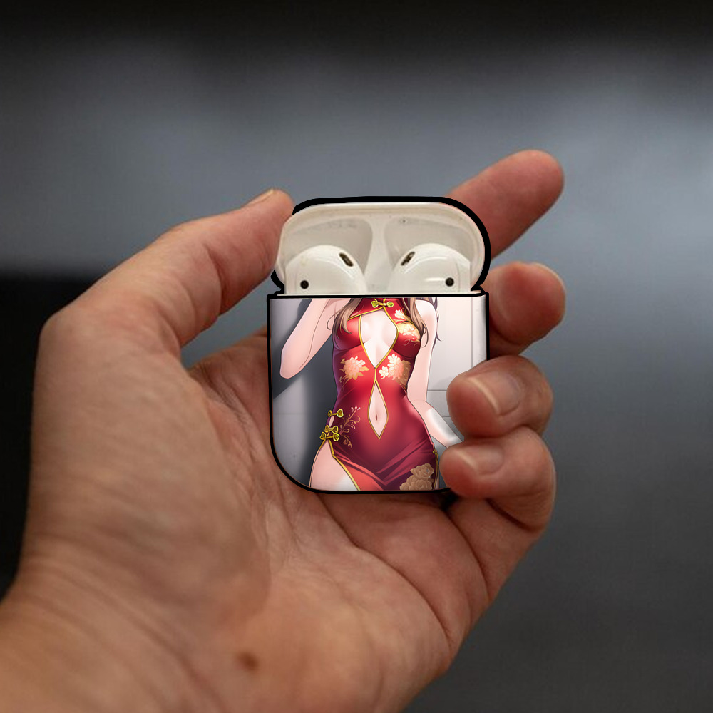 EVA 新世紀エヴァンゲリオン AirPods 第2世代保護ケース ハードシェル ブラック 耐衝撃・防指紋・カラビナ付き