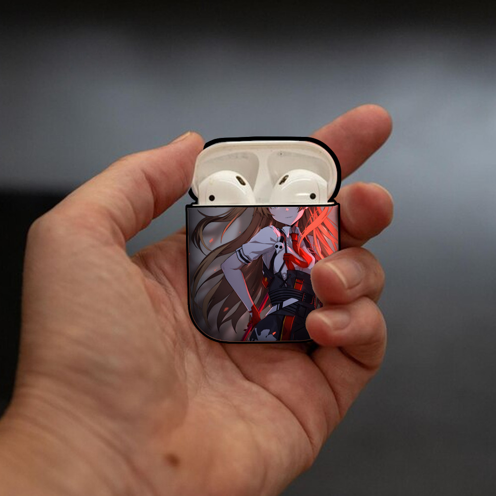 EVA 新世紀エヴァンゲリオン AirPods 第2世代保護ケース ハードシェル ブラック 耐衝撃・防指紋・カラビナ付き