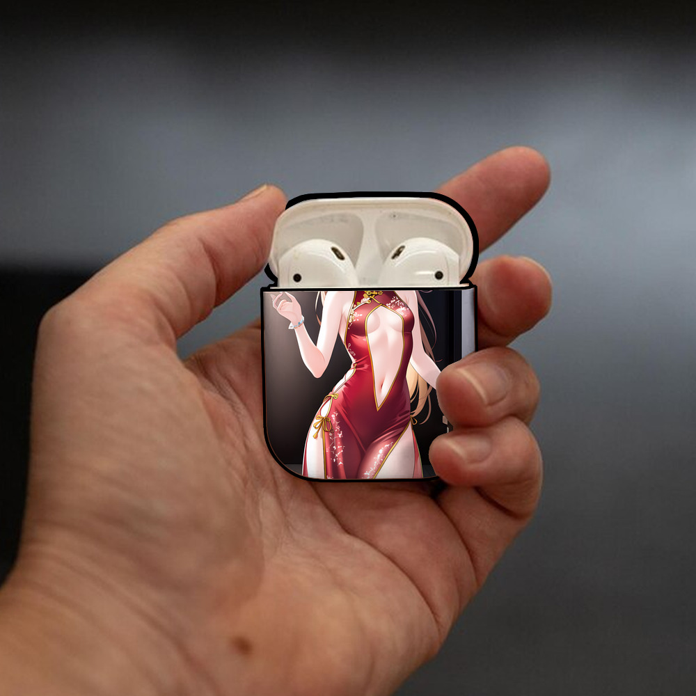 EVA 新世紀エヴァンゲリオン AirPods 第2世代保護ケース ハードシェル ブラック 耐衝撃・防指紋・カラビナ付き