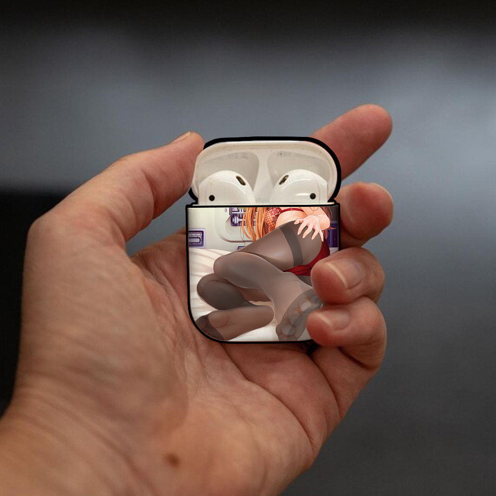 EVA 新世紀エヴァンゲリオン AirPods 第2世代保護ケース ハードシェル ブラック 耐衝撃・防指紋・カラビナ付き