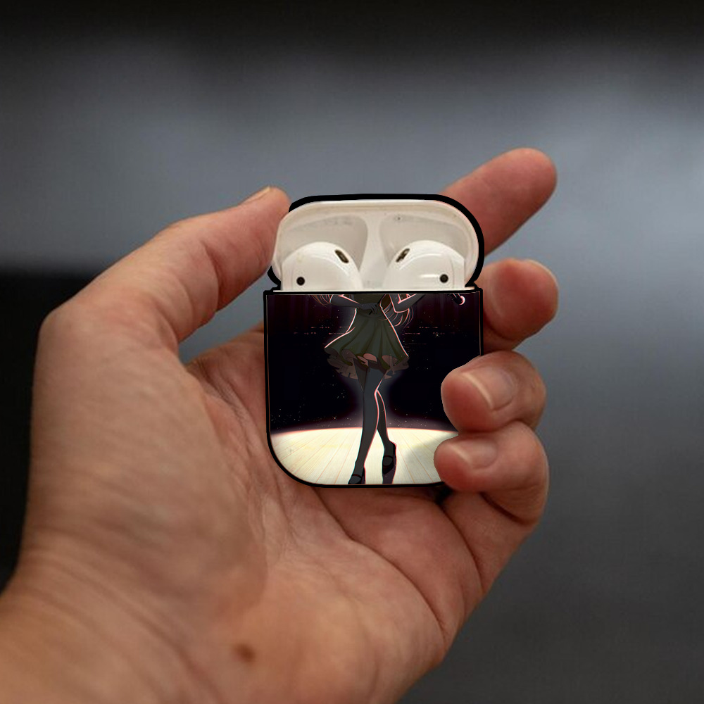 EVA 新世紀エヴァンゲリオン AirPods 第2世代保護ケース ハードシェル ブラック 耐衝撃・防指紋・カラビナ付き