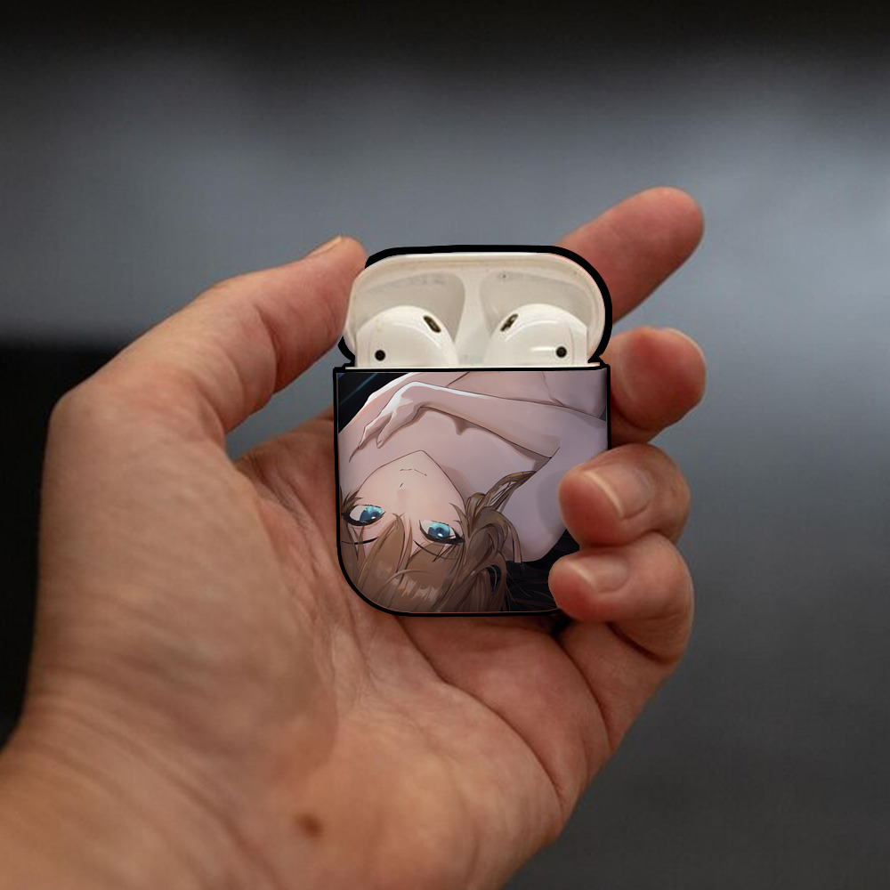 EVA 新世紀エヴァンゲリオン AirPods 第2世代保護ケース ハードシェル ブラック 耐衝撃・防指紋・カラビナ付き