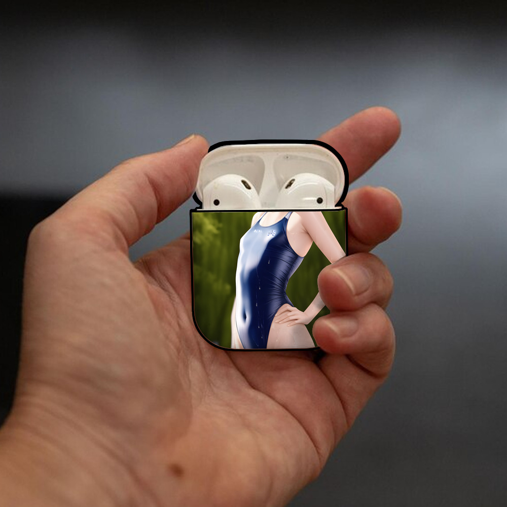 EVA 新世紀エヴァンゲリオン AirPods 第2世代保護ケース ハードシェル ブラック 耐衝撃・防指紋・カラビナ付き