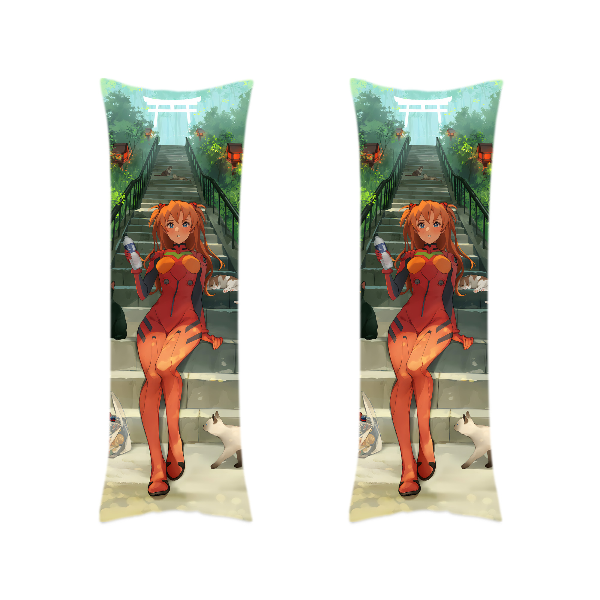 （画像用） EVA 新世紀エヴァンゲリオン ロング抱き枕カバー 両面プリントタイプ（サイズ選択可）