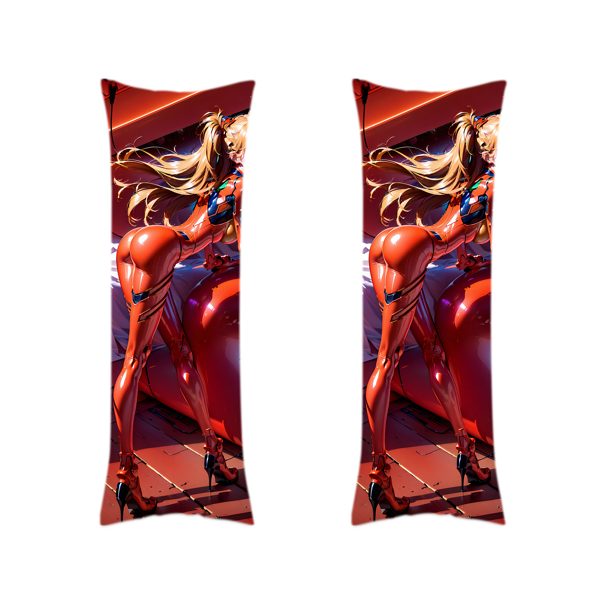 （画像用） EVA 新世紀エヴァンゲリオン ロング抱き枕カバー 両面プリントタイプ（サイズ選択可）