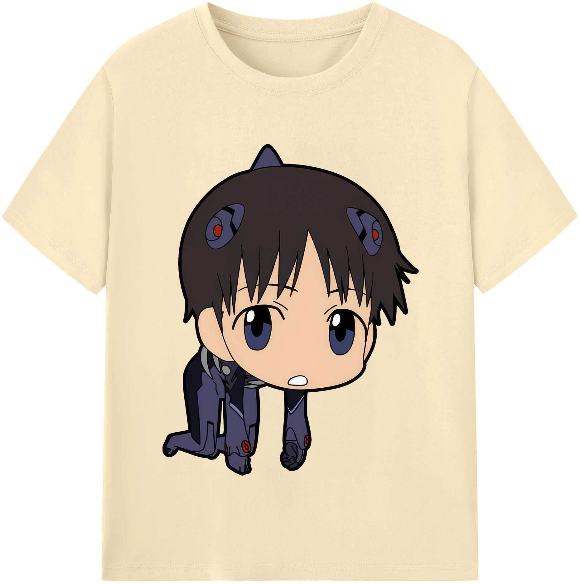 （画像用） EVA 新世紀エヴァンゲリオン 綿100％半袖Tシャツ（フロントプリント）