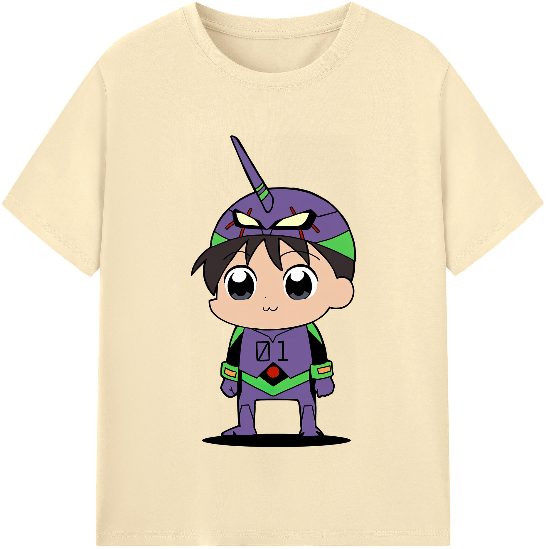 （画像用） EVA 新世紀エヴァンゲリオン 綿100％半袖Tシャツ（フロントプリント）
