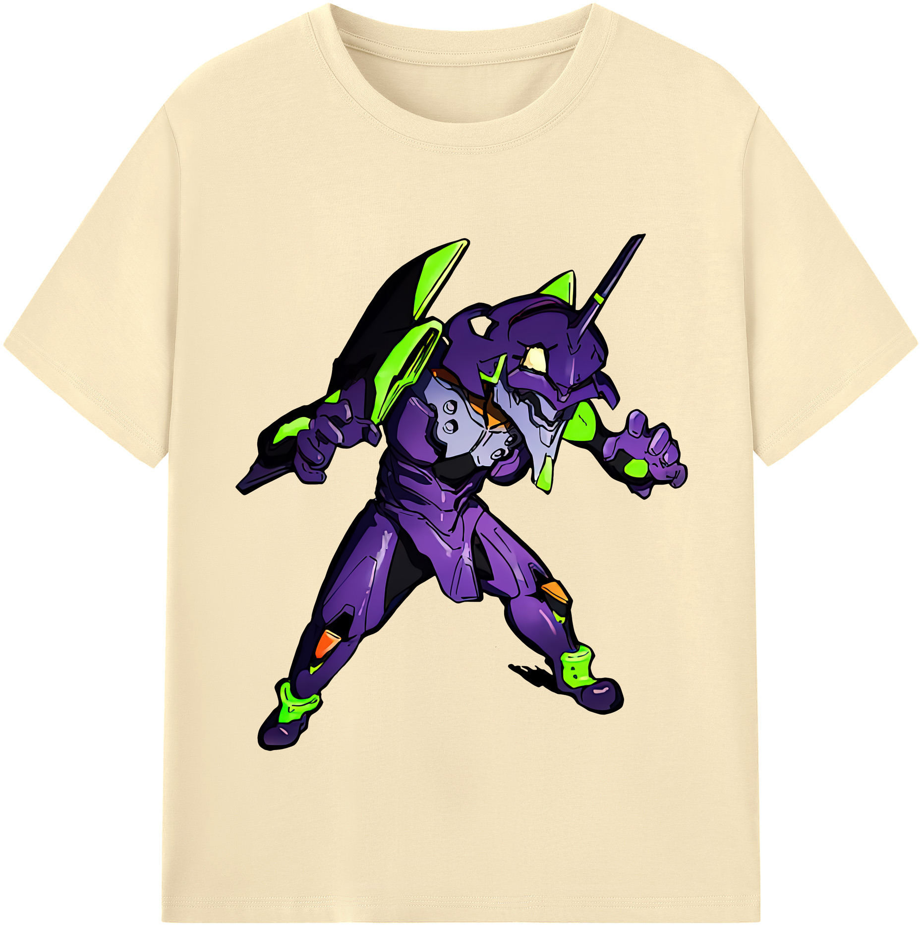 （画像用） EVA 新世紀エヴァンゲリオン 綿100％半袖Tシャツ（フロントプリント）