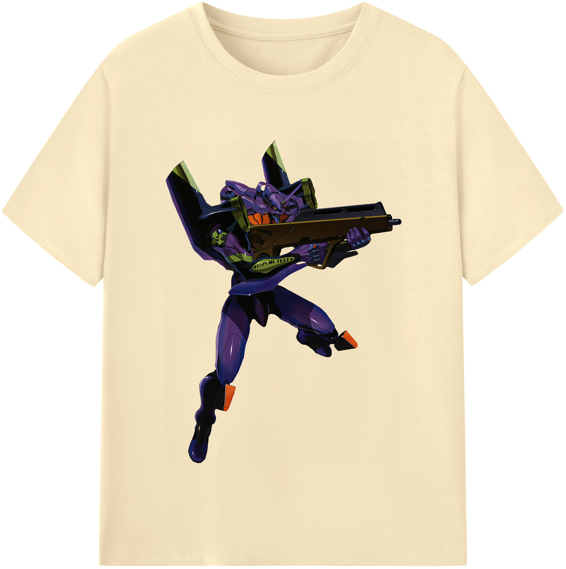 （画像用） EVA 新世紀エヴァンゲリオン 綿100％半袖Tシャツ（フロントプリント）