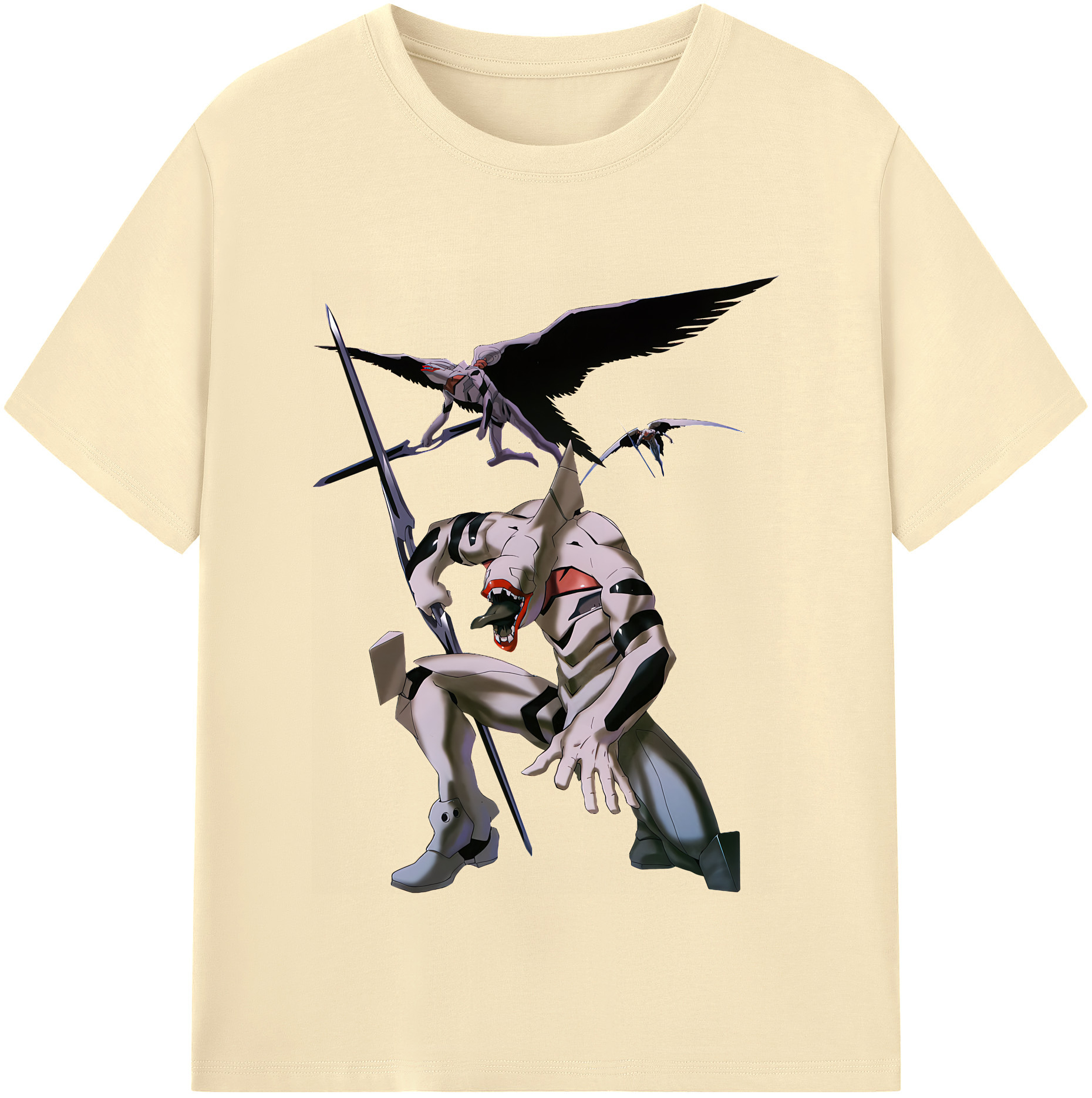（画像用） EVA 新世紀エヴァンゲリオン 綿100％半袖Tシャツ（フロントプリント）