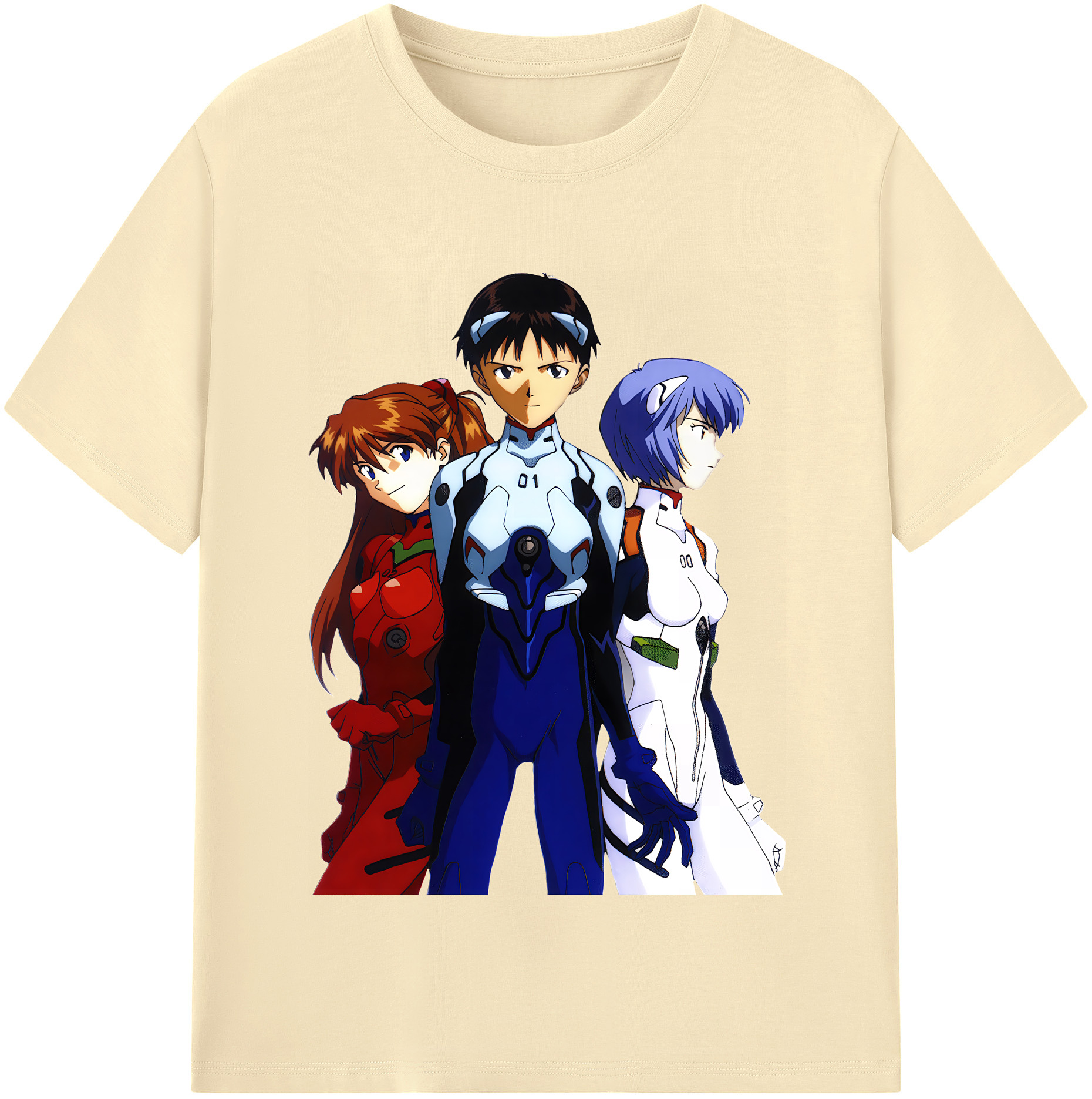 （画像用） EVA 新世紀エヴァンゲリオン 綿100％半袖Tシャツ（フロントプリント）