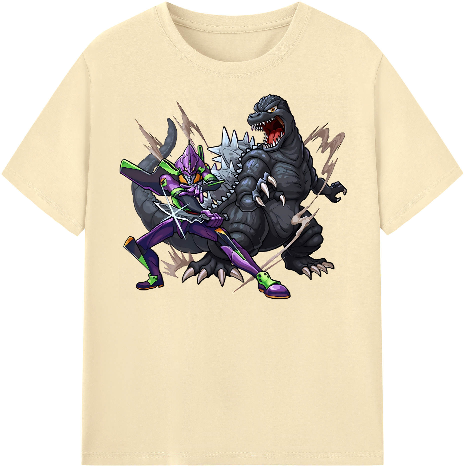（画像用） EVA 新世紀エヴァンゲリオン 綿100％半袖Tシャツ（フロントプリント）