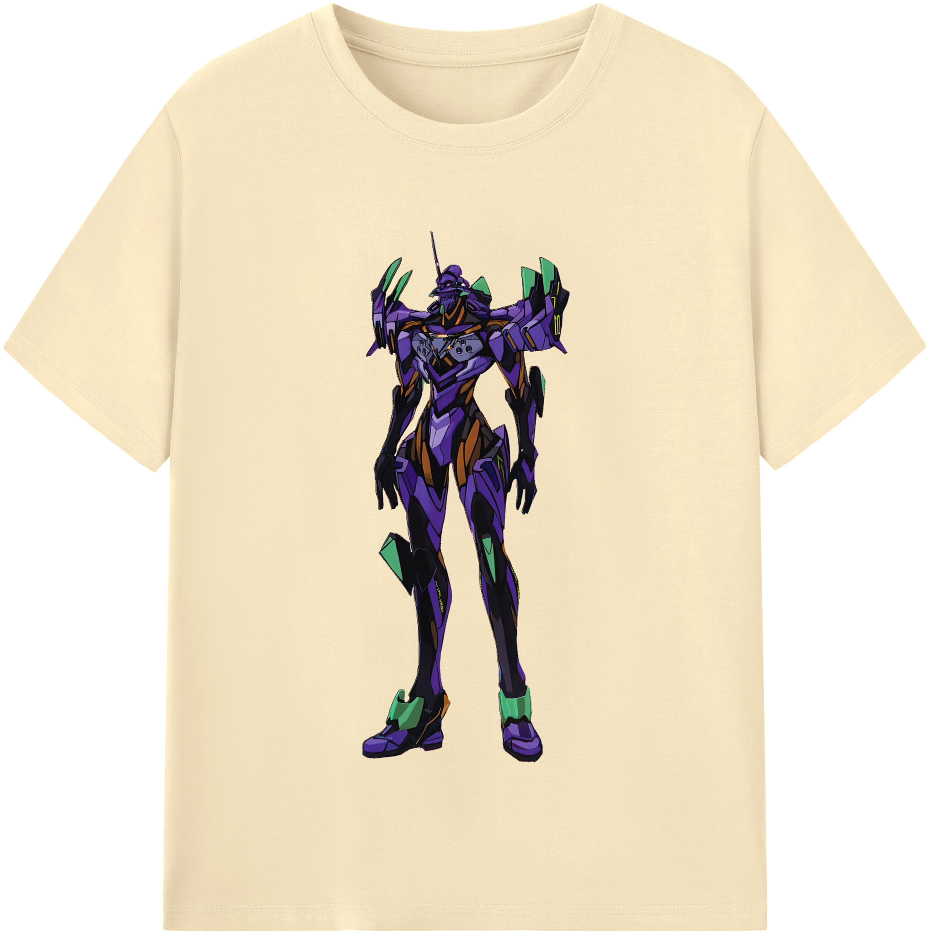 （画像用） EVA 新世紀エヴァンゲリオン 綿100％半袖Tシャツ（フロントプリント）