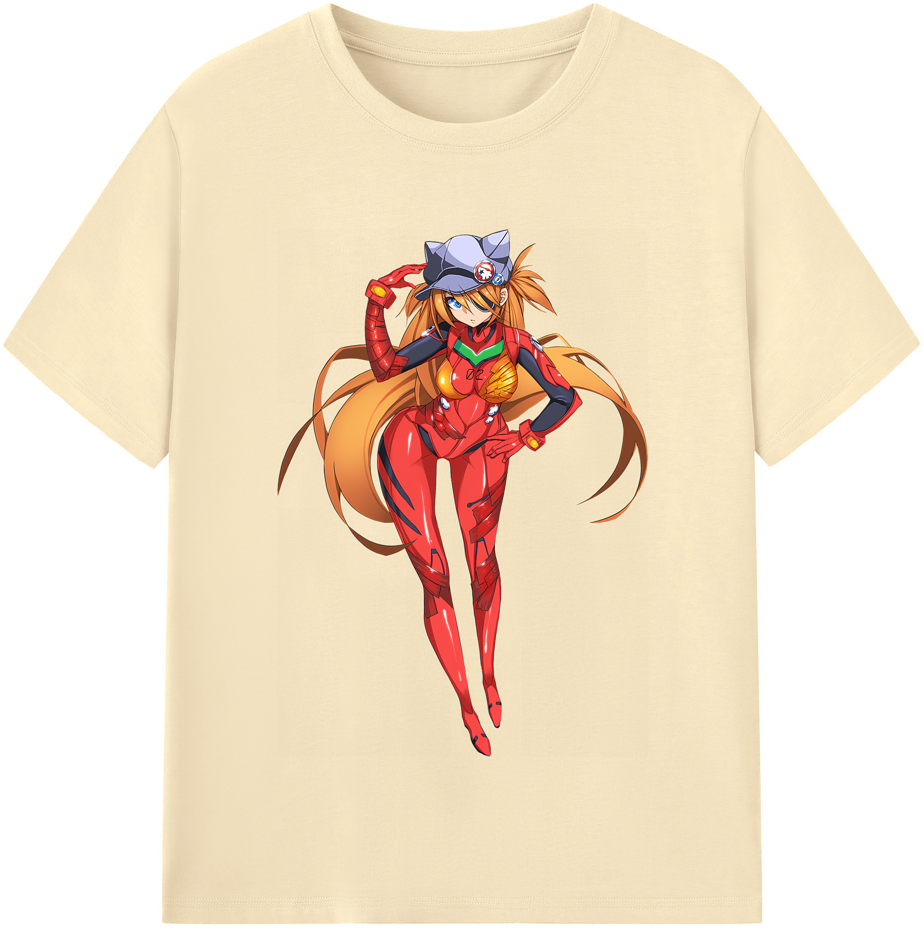 （画像用） EVA 新世紀エヴァンゲリオン 綿100％半袖Tシャツ（フロントプリント）