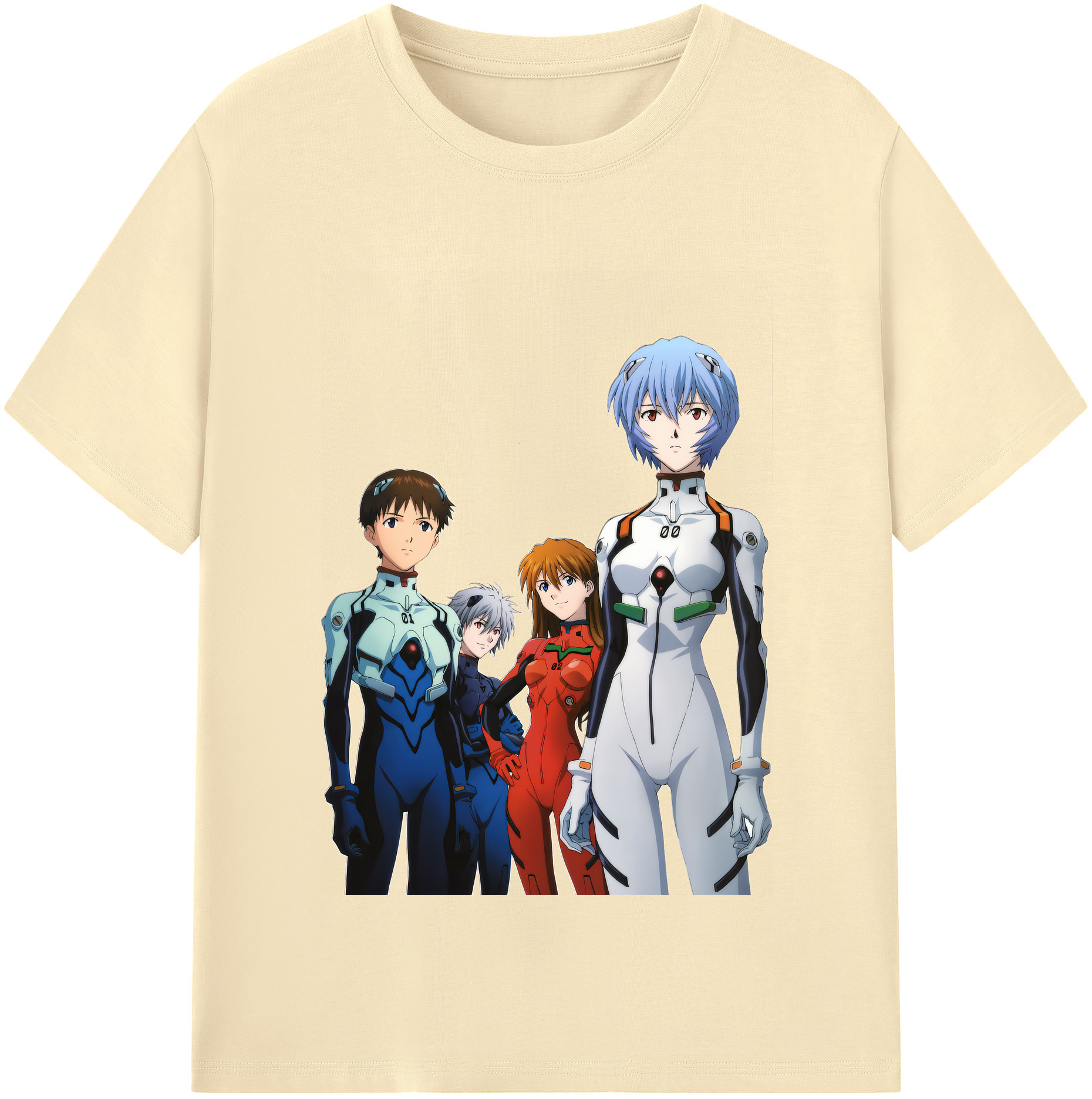 （画像用） EVA 新世紀エヴァンゲリオン 綿100％半袖Tシャツ（フロントプリント）