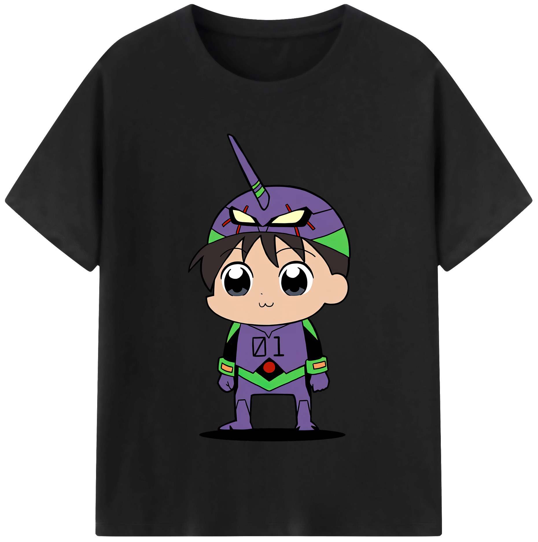 （画像用） EVA 新世紀エヴァンゲリオン 綿100％半袖Tシャツ（フロントプリント）