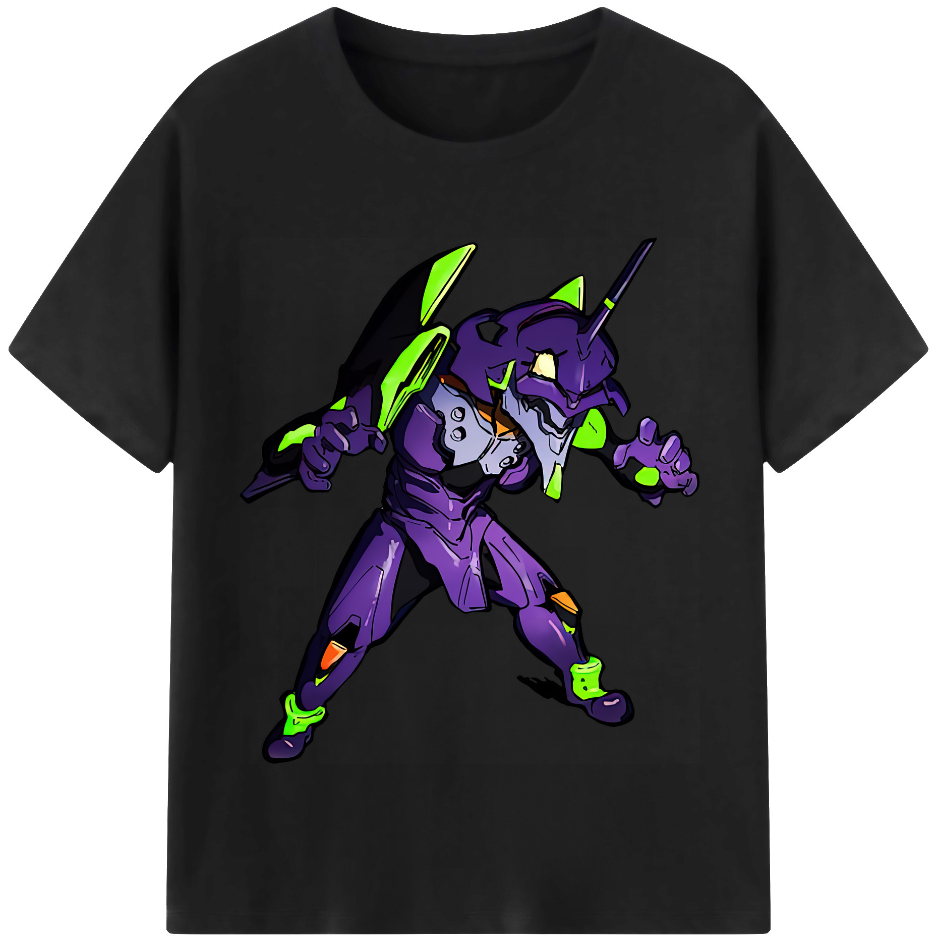 （画像用） EVA 新世紀エヴァンゲリオン 綿100％半袖Tシャツ（フロントプリント）