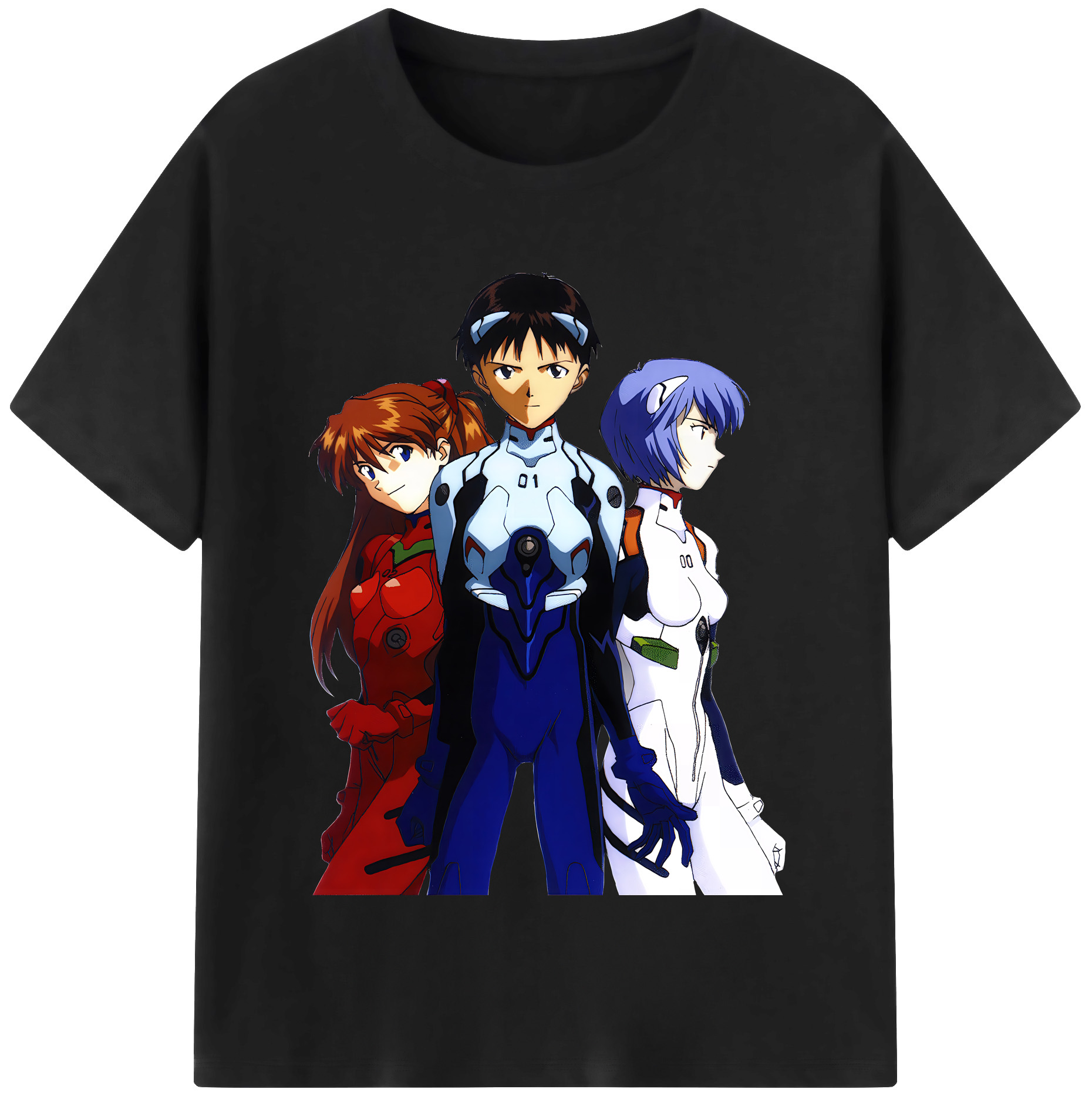 （画像用） EVA 新世紀エヴァンゲリオン 綿100％半袖Tシャツ（フロントプリント）