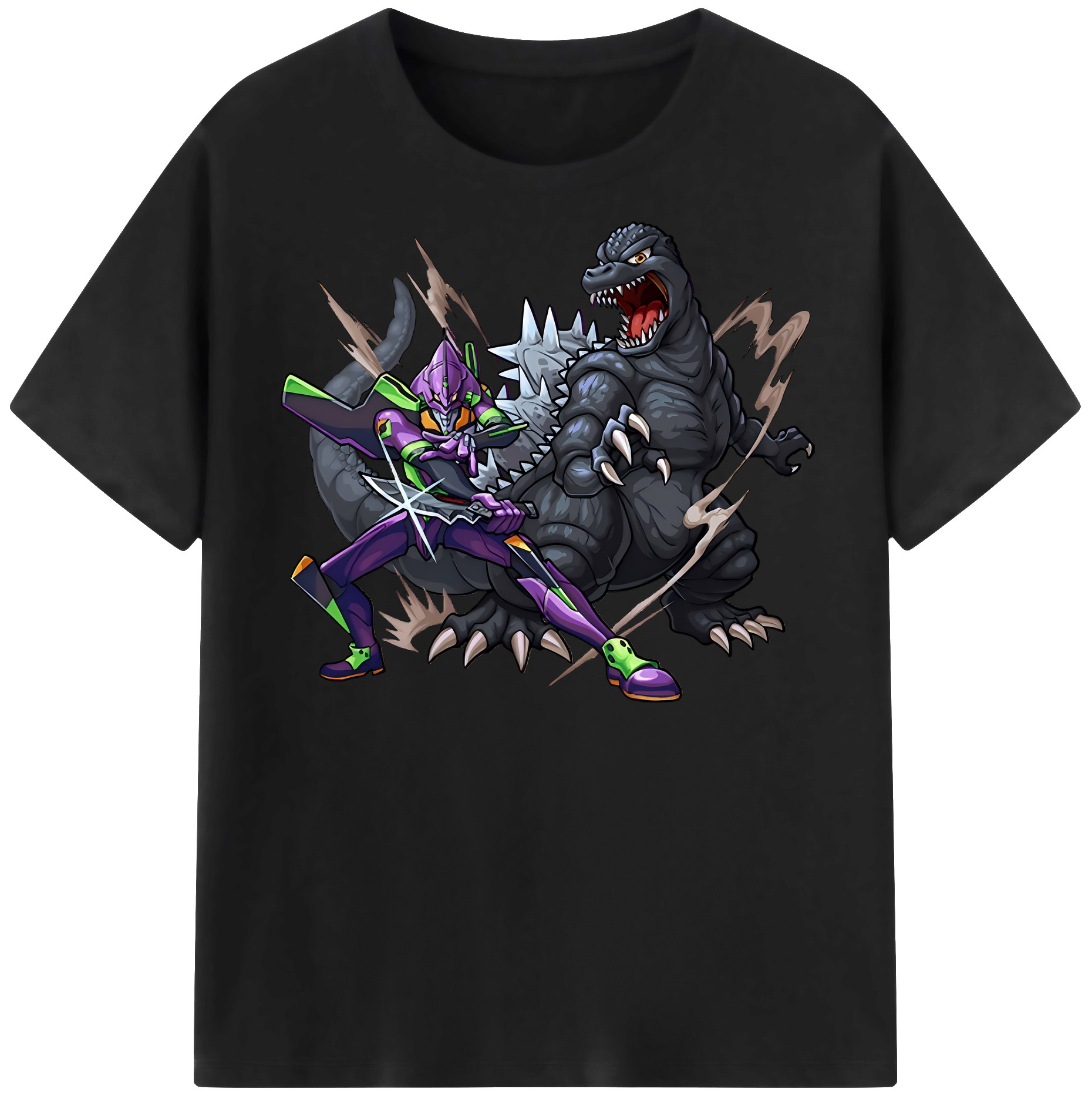 （画像用） EVA 新世紀エヴァンゲリオン 綿100％半袖Tシャツ（フロントプリント）