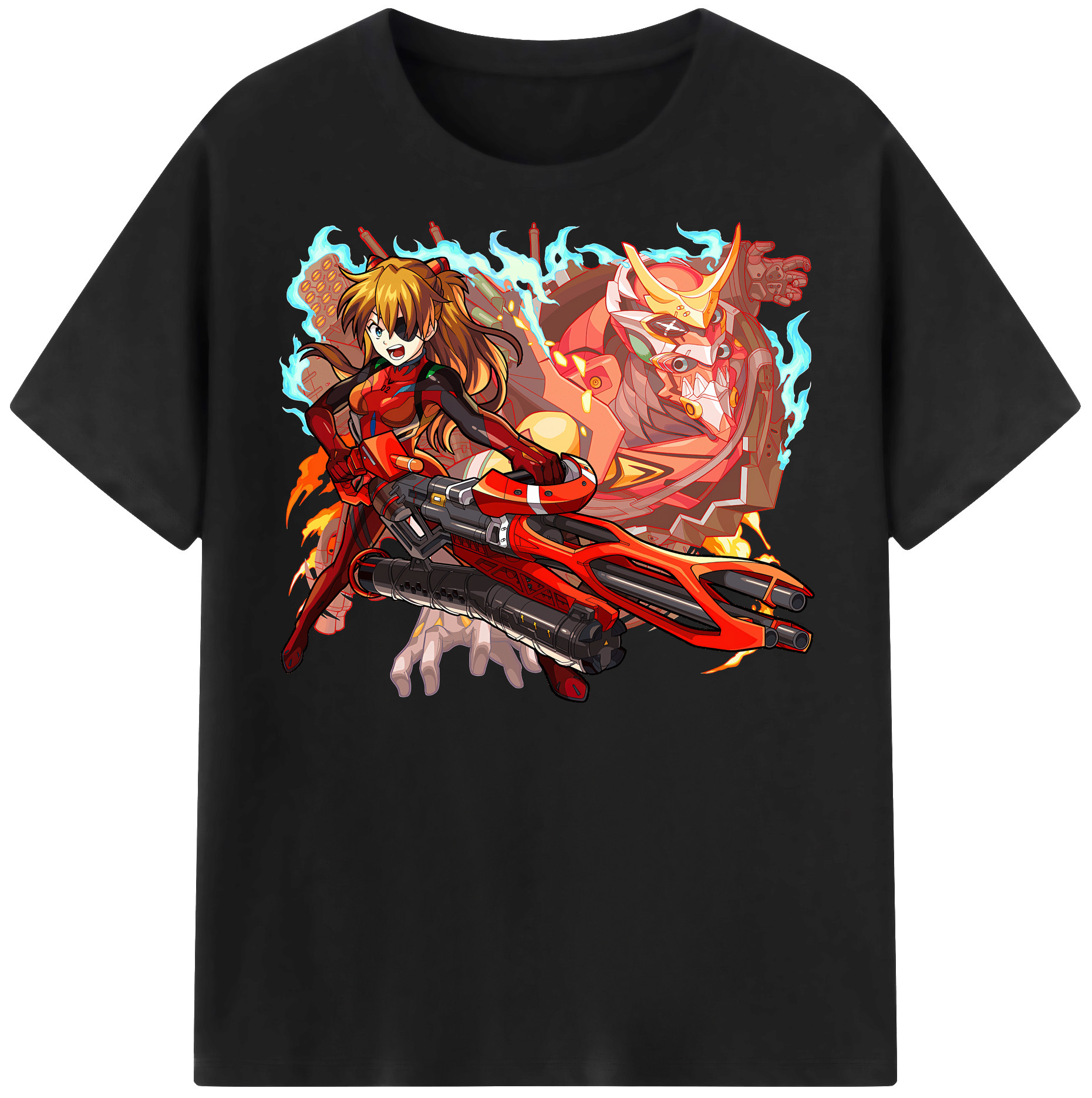 （画像用） EVA 新世紀エヴァンゲリオン 綿100％半袖Tシャツ（フロントプリント）
