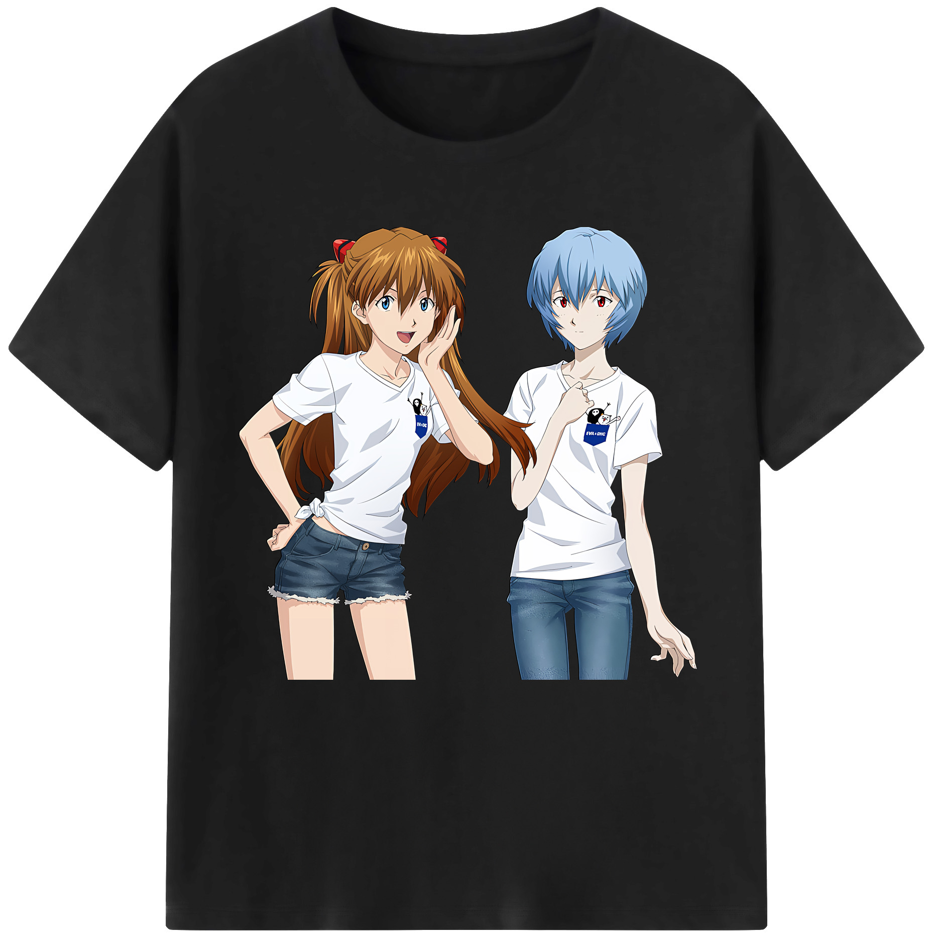 （画像用） EVA 新世紀エヴァンゲリオン 綿100％半袖Tシャツ（フロントプリント）