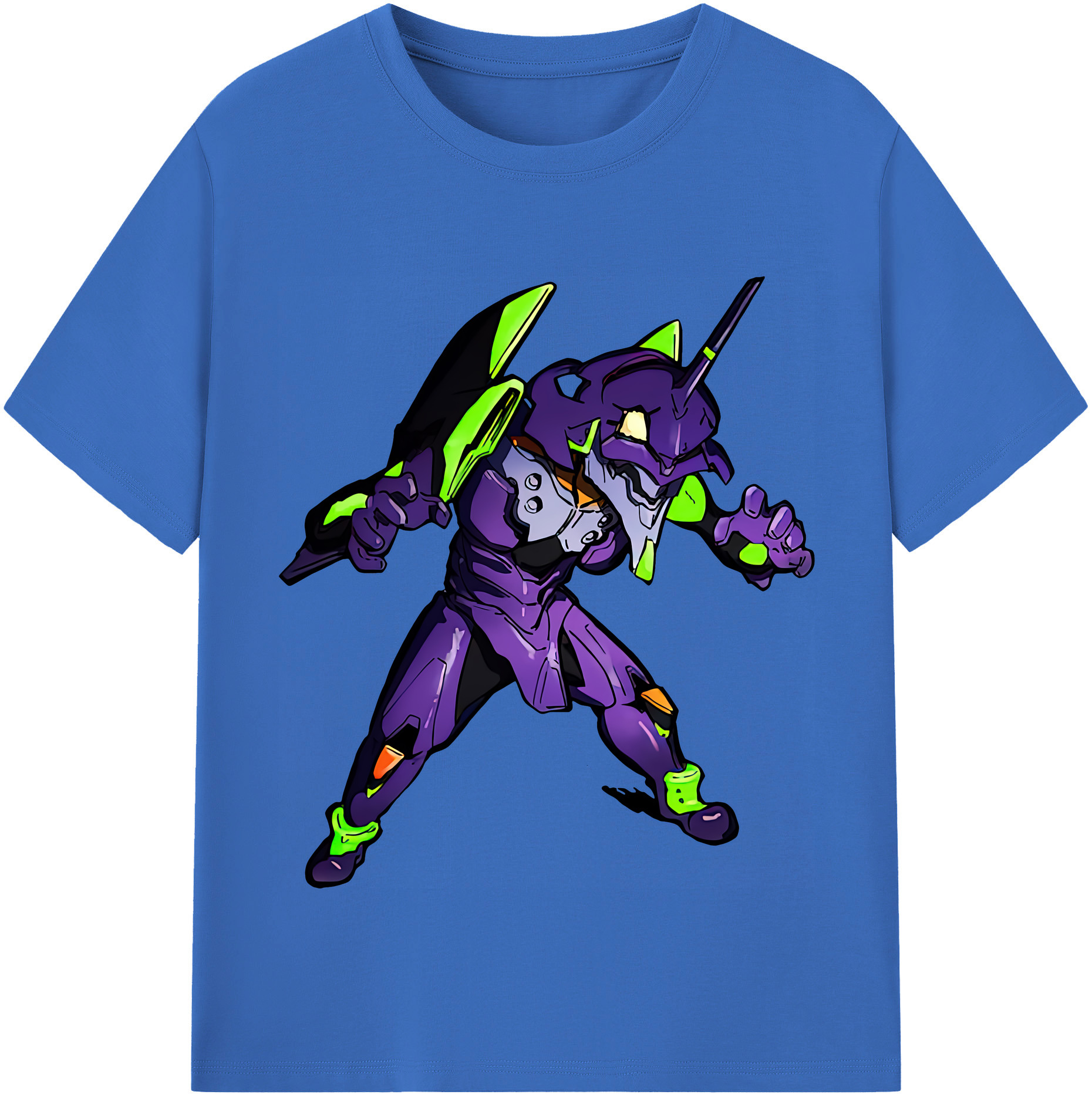（画像用） EVA 新世紀エヴァンゲリオン 綿100％半袖Tシャツ（フロントプリント）