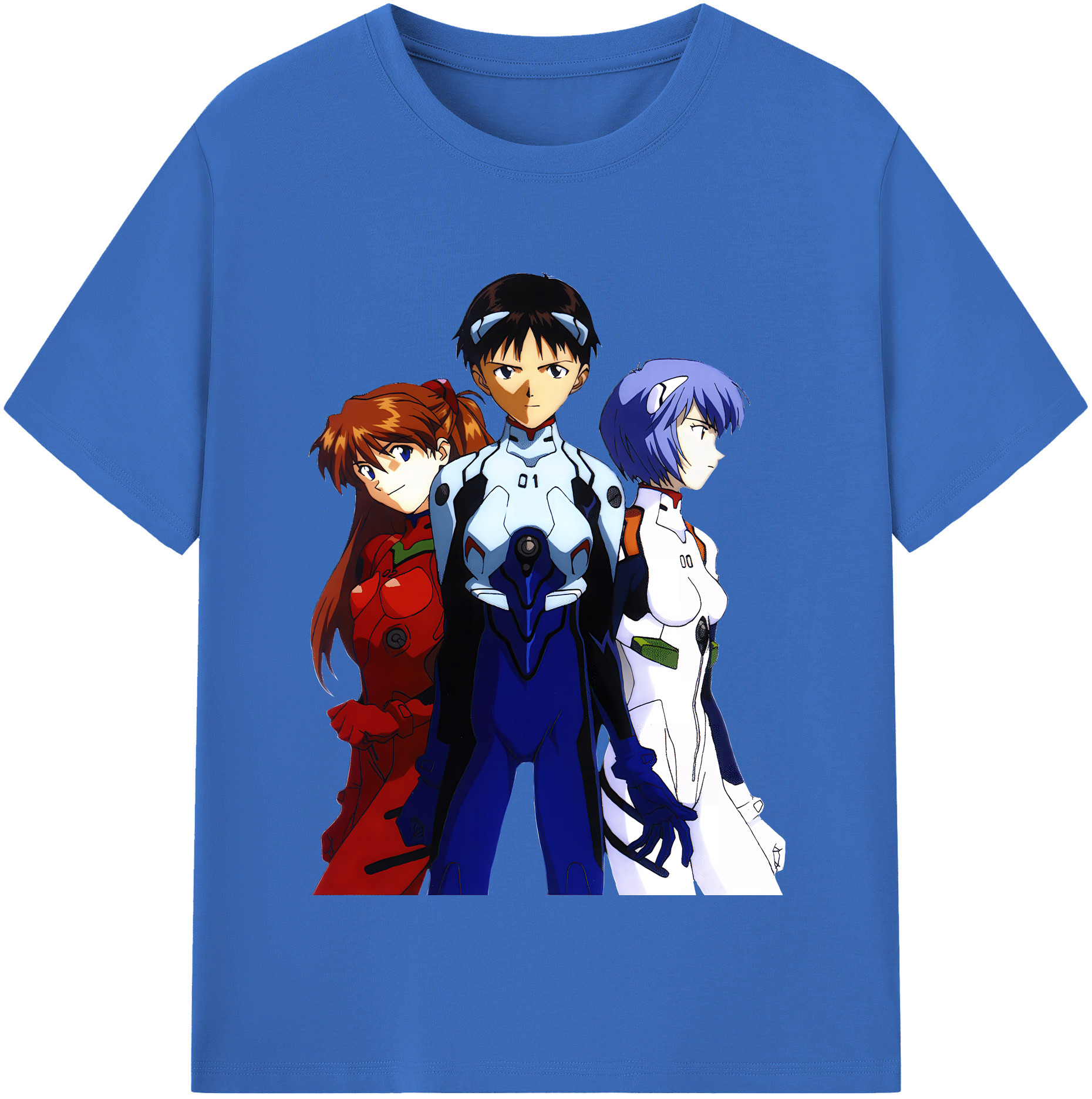 （画像用） EVA 新世紀エヴァンゲリオン 綿100％半袖Tシャツ（フロントプリント）