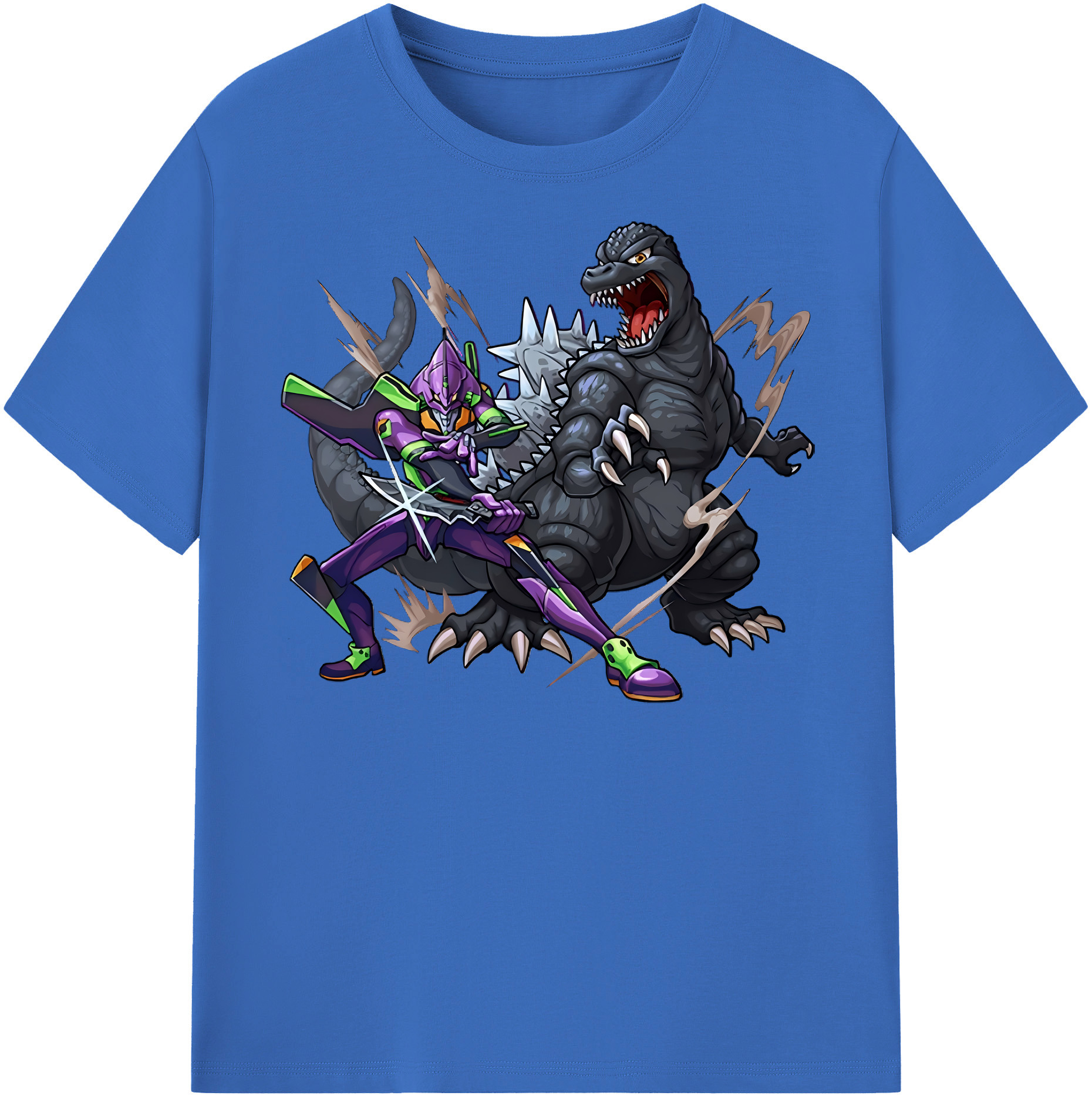 （画像用） EVA 新世紀エヴァンゲリオン 綿100％半袖Tシャツ（フロントプリント）
